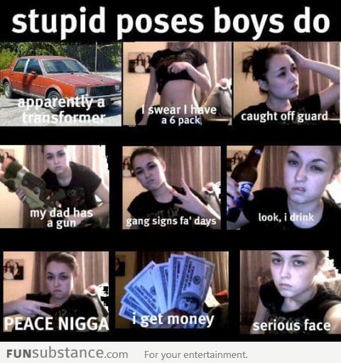 Dumb poses boys do