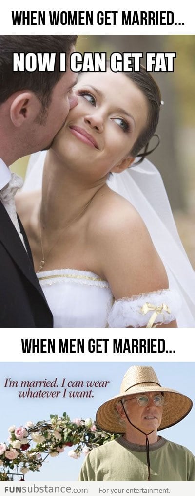 After men and women get married