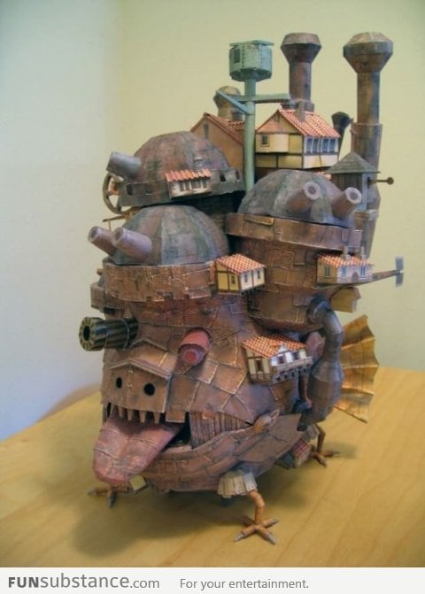 Howl’s Moving Castle Papercraft