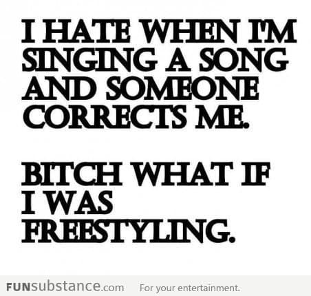 What If I Was Freestyling!