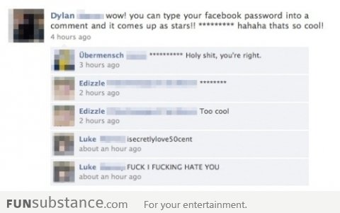 Facebook Password Trick