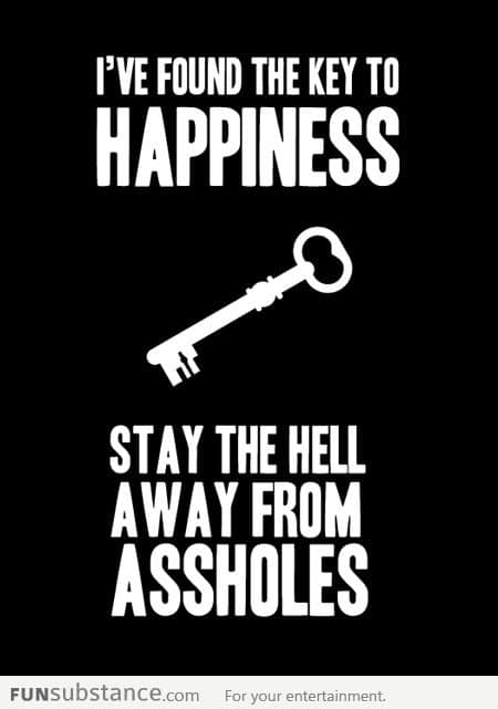 The key to happiness