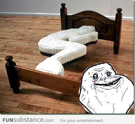 The Forever Alone Bedroom