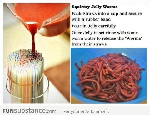 How To Make Edible Jelly Worms