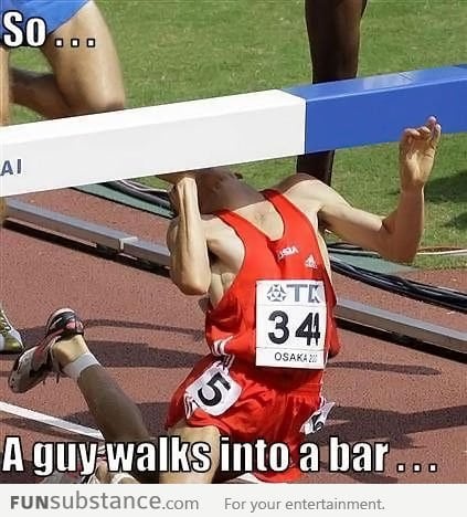 So, a guy walks into a bar