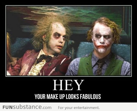 Beetlejuice meets the Joker