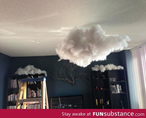 My friend wanted a cloud for his birthday, so I gave him a cloud