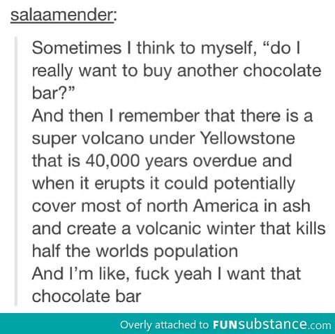 Why you deserve another chocolate bar