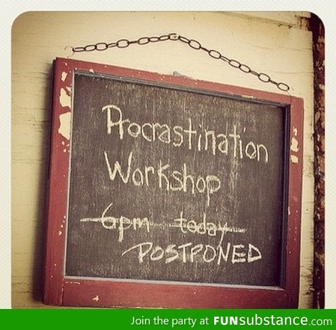 Procrastination workshop