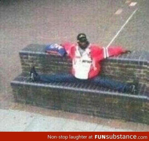 "Save me a seat bro" "Yeah sure"