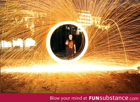 Steel wool photography