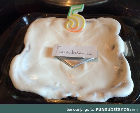 Made a torte. Happy Birthday Funsubstance!
