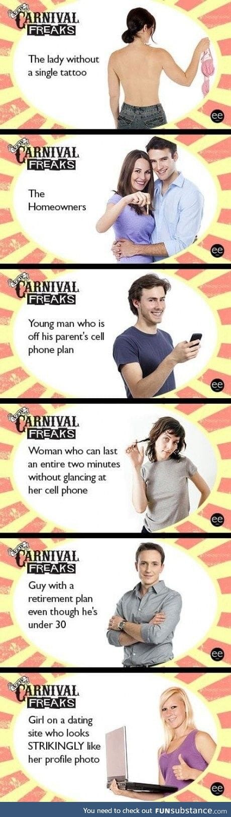 Millennial freakshow