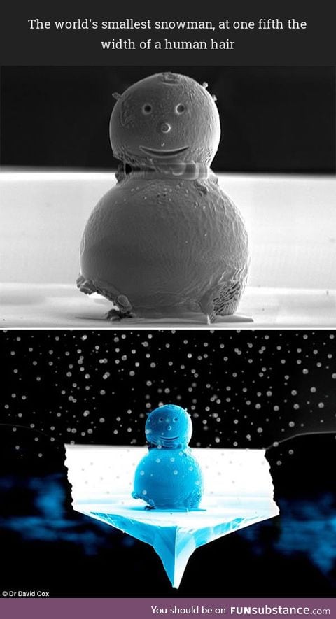 The atomic snowman