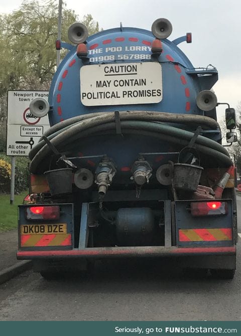The poo lorry