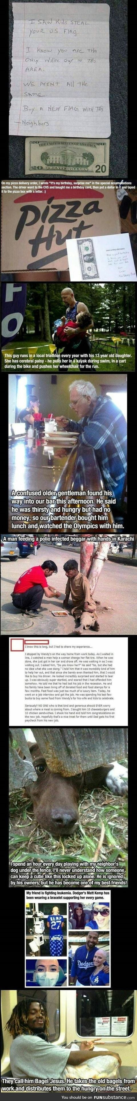 Random acts of kindness