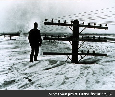 40 feet of snow, north dakota 1966