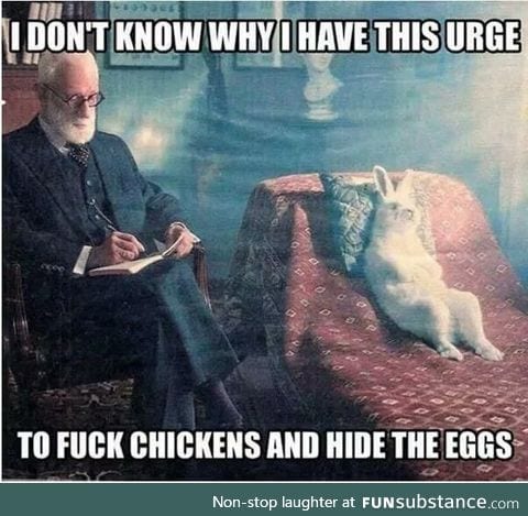 Easter Bunny goes to therapy