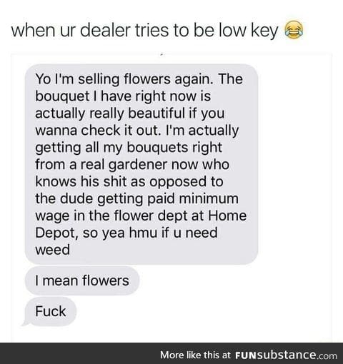Anyone here selling flowers?