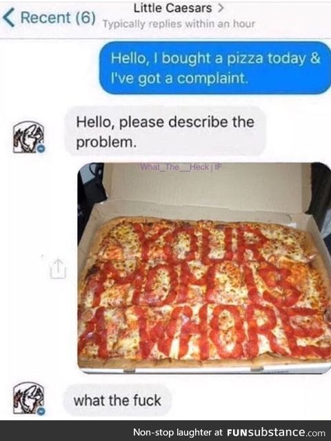 Interesting pizza