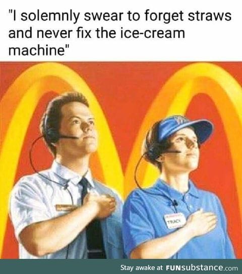 The McDonald's oath