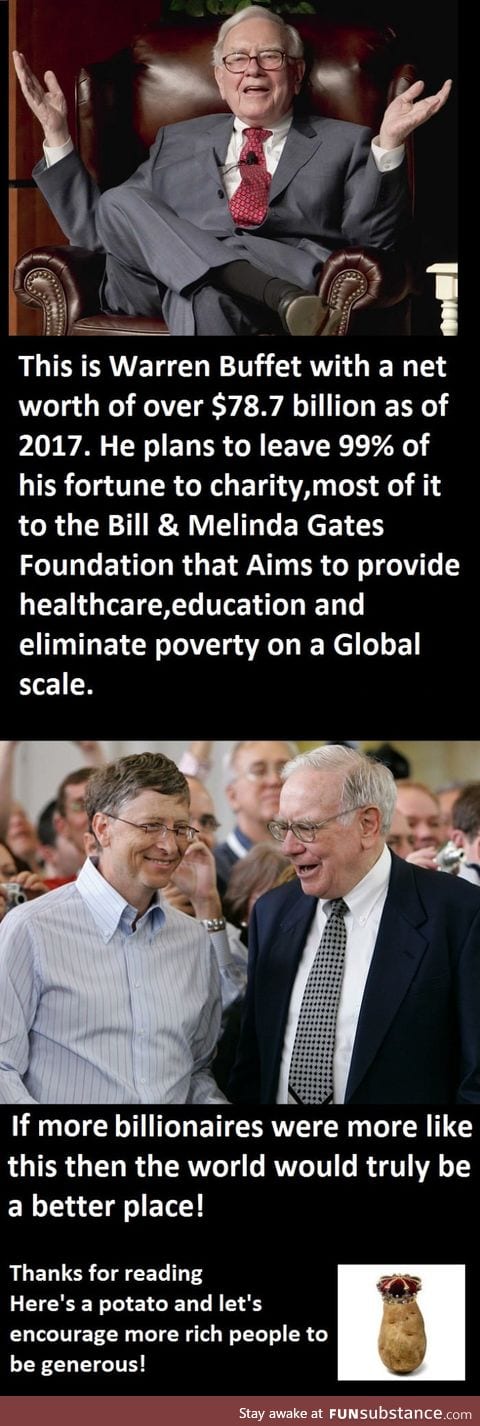 We need more billionaires like him