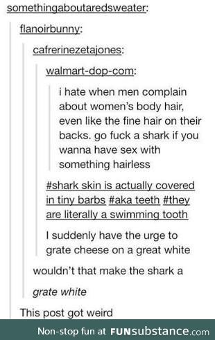 If I was a shark, I'd become a singer and name myself Sharkira