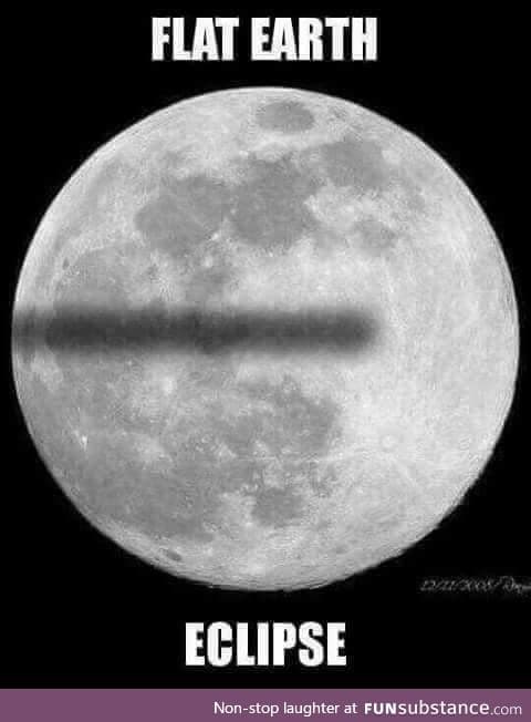 Doesn't make sense because the moon is fake