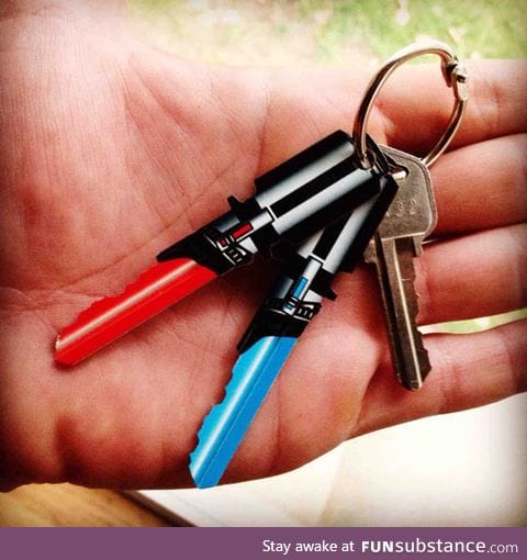 Light saber keys for true star wars fans