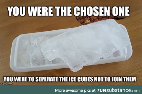 Scumbag ice tray