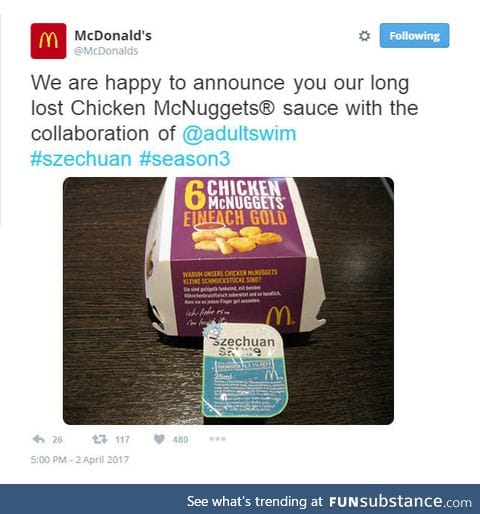 SZECHUAN sauce is back