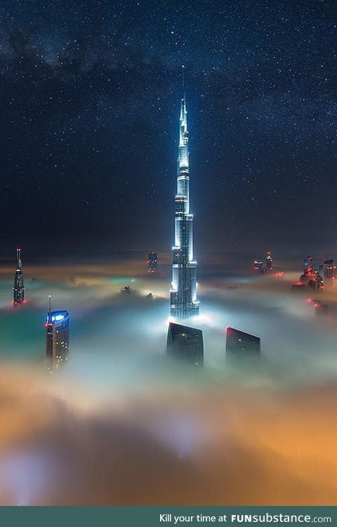 Dubai has no cloudy nights