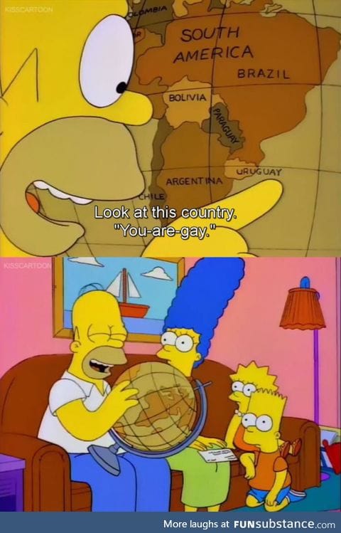 Homer and the globe