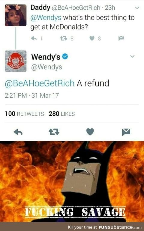 Wendy's savage