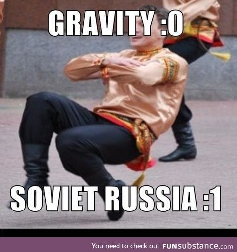 Ruskies ....They even dance squatting