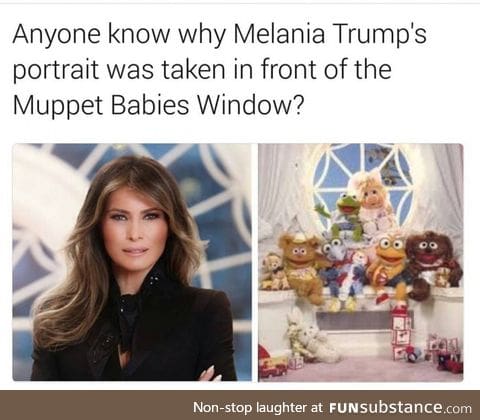 Melania Trump is a muppet baby in disguise