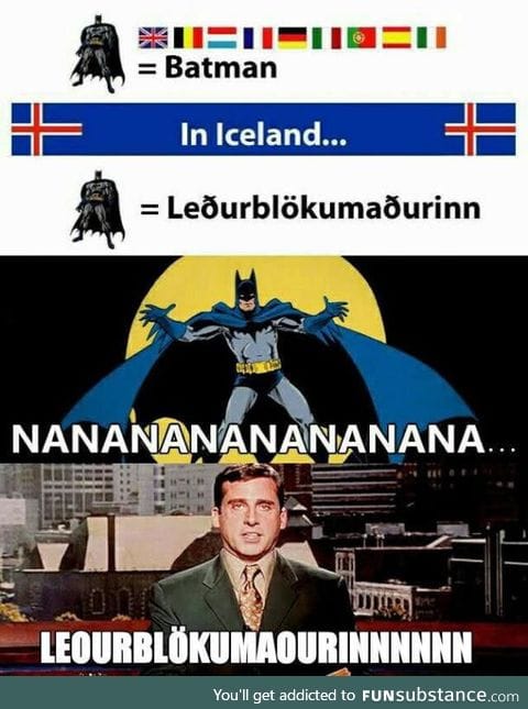 Batman in Iceland