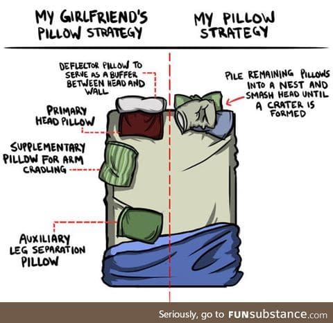 The pillow strategy