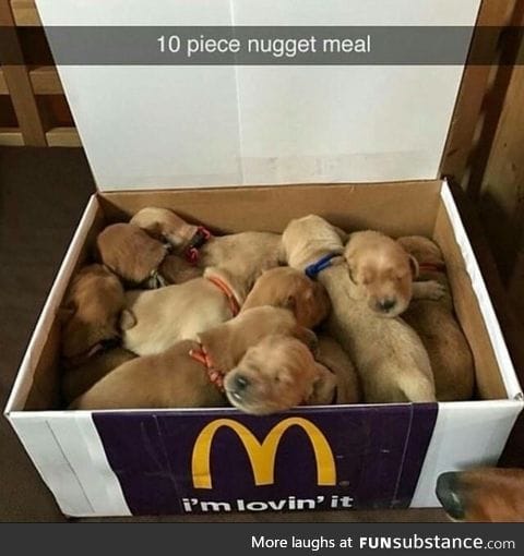 Eat these nuggets