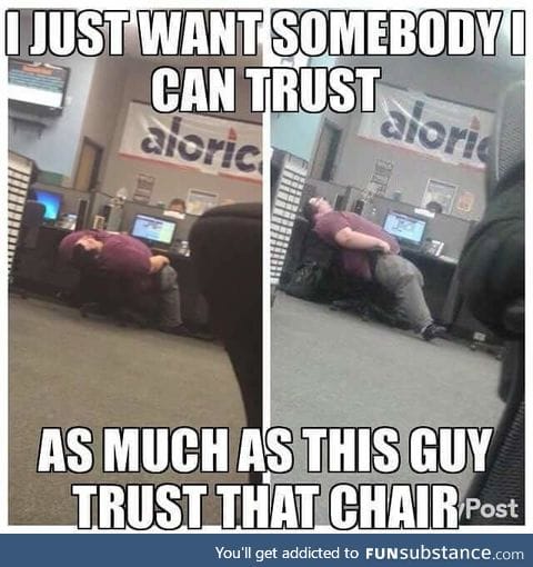 What I wanna know is what the hell is that chair made of!?!?