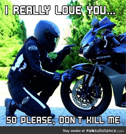 Bikers can relate.