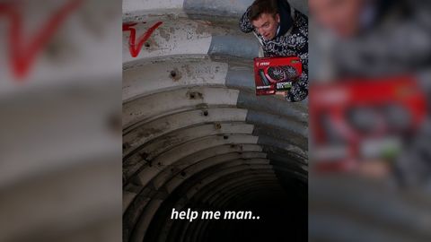 Man gets stuck in Russian silo