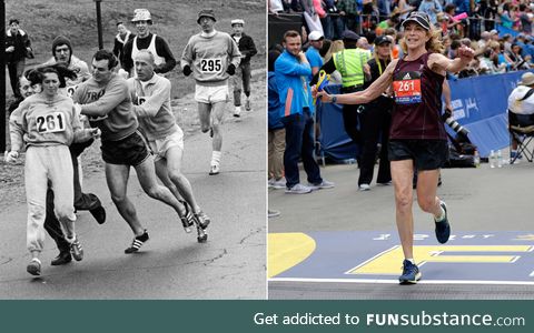 Woman Attacked for Running the Boston Marathon in 1967 Ran It Again, 50 Years Later