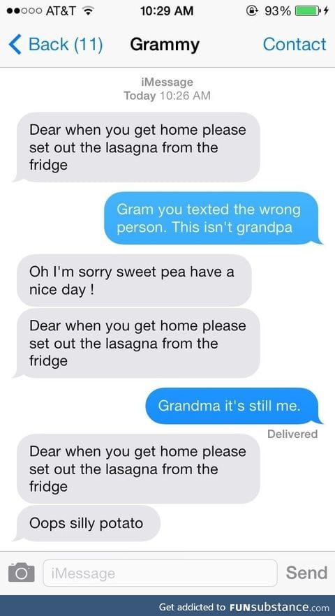 Silly grandma