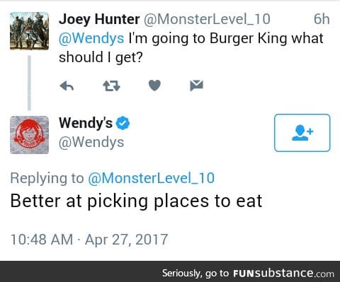 I wonder who runs the Wendy's Twitter account