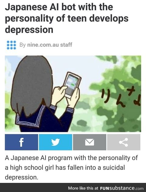 AI can feel depressed too