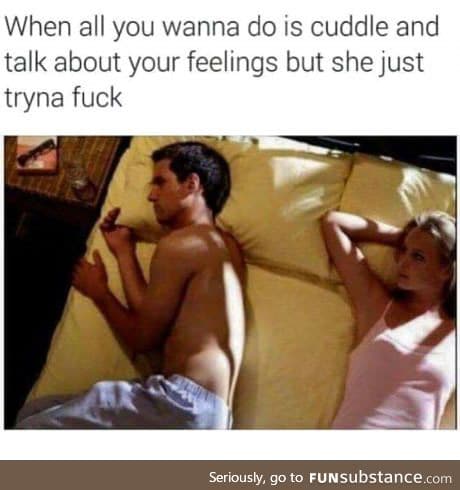 Is it bad to like to cuddle?