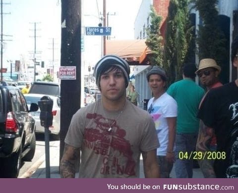 On this day 9 years ago Bruno Mars was surprised to see Pete Wentz