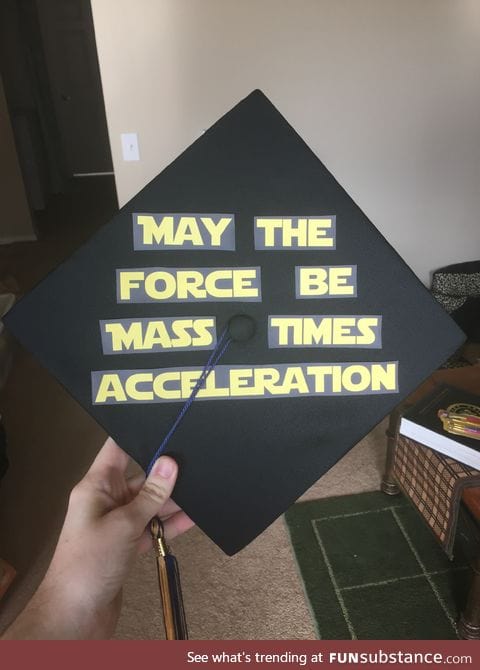Graduating today!  This is my cap.