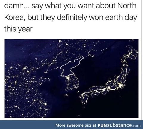 Earth day in North Korea